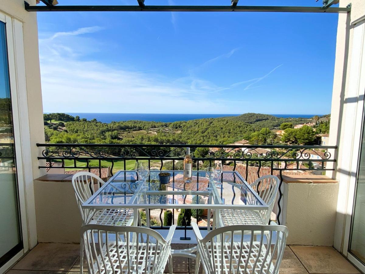 T3 Vue Mer Exceptionnelle Au Domaine Fregate Bandol سا سيرْ سور مير المظهر الخارجي الصورة